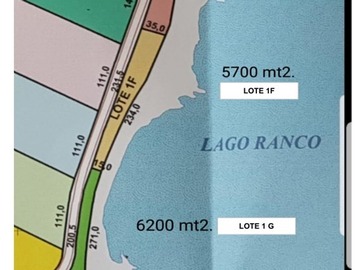 Venta / Parcela / Lago Ranco