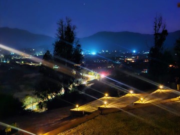 vista noctura desde quincho