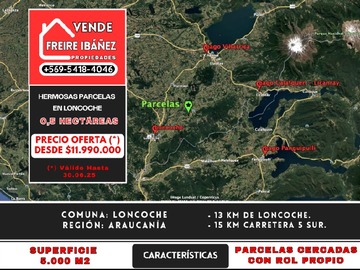 Venta / Parcela / Loncoche