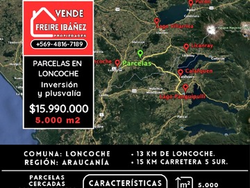 Venta / Parcela / Loncoche