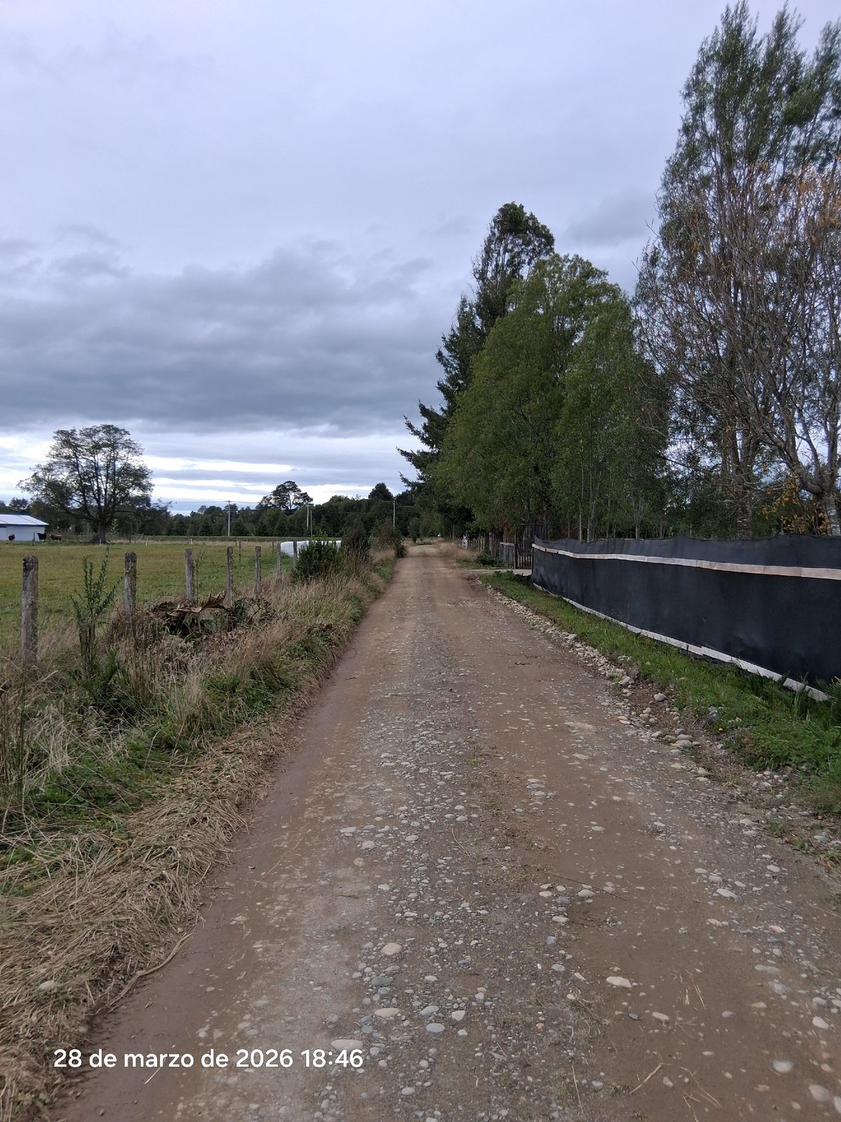 Acceso camino vecinal