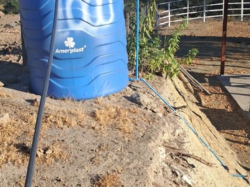 tanque de 1000 litros funcionando