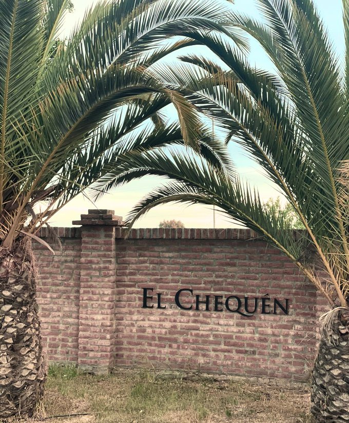 Acceso principal Parcelación