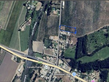 Vista satelital ubicación del terreno