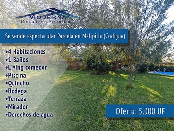 Venta / Parcela / Melipilla