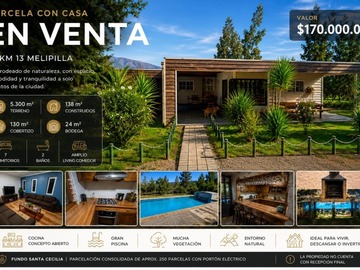 Venta / Parcela / Melipilla
