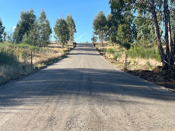 Caminos de 8 metros compactados