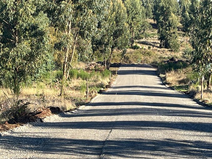 Caminos de 8 metros compactados