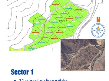 Sector 1 - Parcelas disponibles