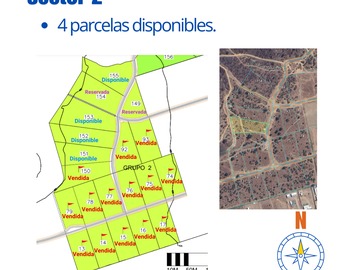 Sector 2 - Parcelas disponibles