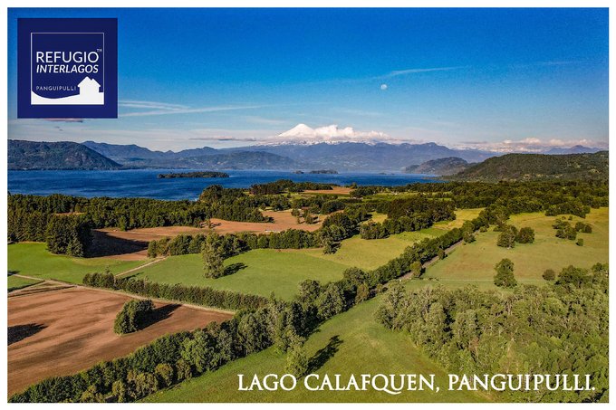 Foto aérea LAgo Calafquén a 4 km