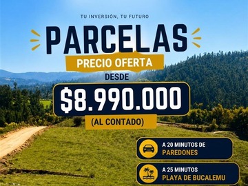Venta / Parcela / Paredones
