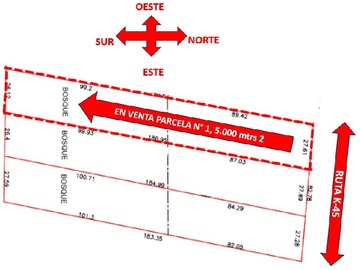 Venta / Parcela / Pelarco