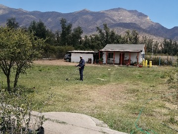 cabaña parte trasera del terreno