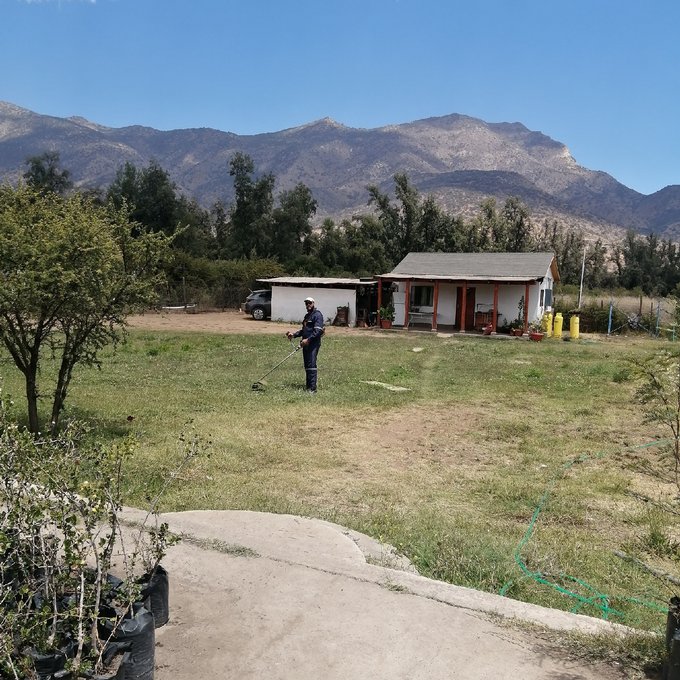 cabaña parte trasera del terreno