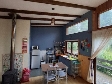 Comedor cocina cabaña