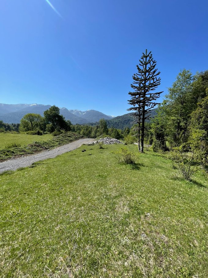 camino y vista norte