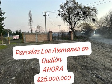 Venta / Parcela / Quillón