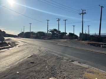 VISTA DE LA CARRETERA A LAS PARCELAS