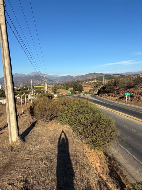 VISTA DESDE L CARRETERA 64 CAMINO Y VIFURCACION A LIMACHE
