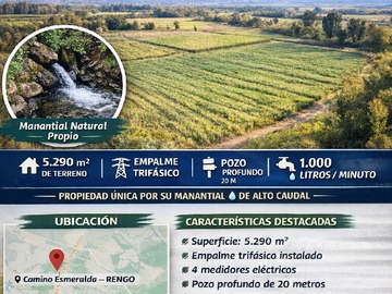 Venta / Parcela / Rengo