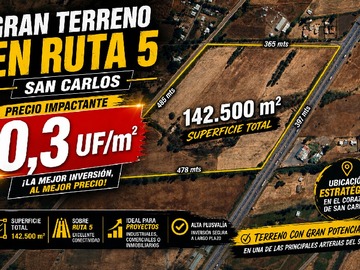 Venta / Parcela / San Carlos