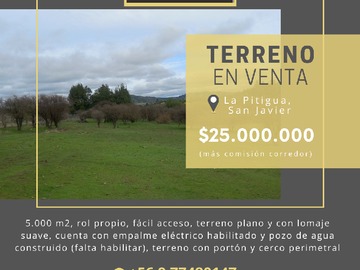 Venta / Parcela / San Javier de Loncomilla
