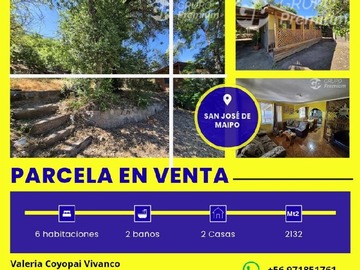 Venta / Parcela / San José de Maipo