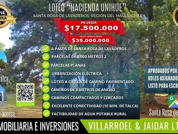 Venta / Parcela / Talca