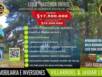Venta / Parcela / Talca