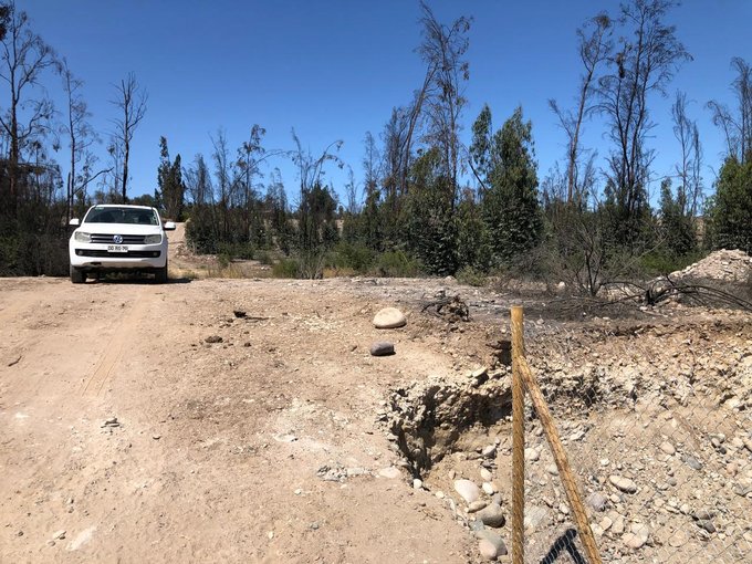 fin de parcela lado norte
