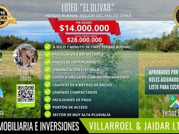 Venta / Parcela / Yerbas Buenas