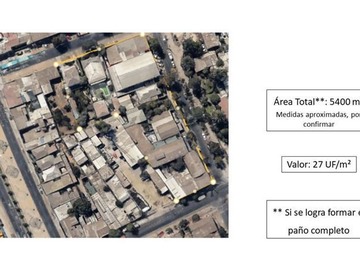 Venta / Sitio / Quinta Normal