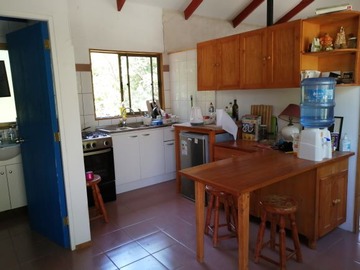 Cocina comedor cabaña