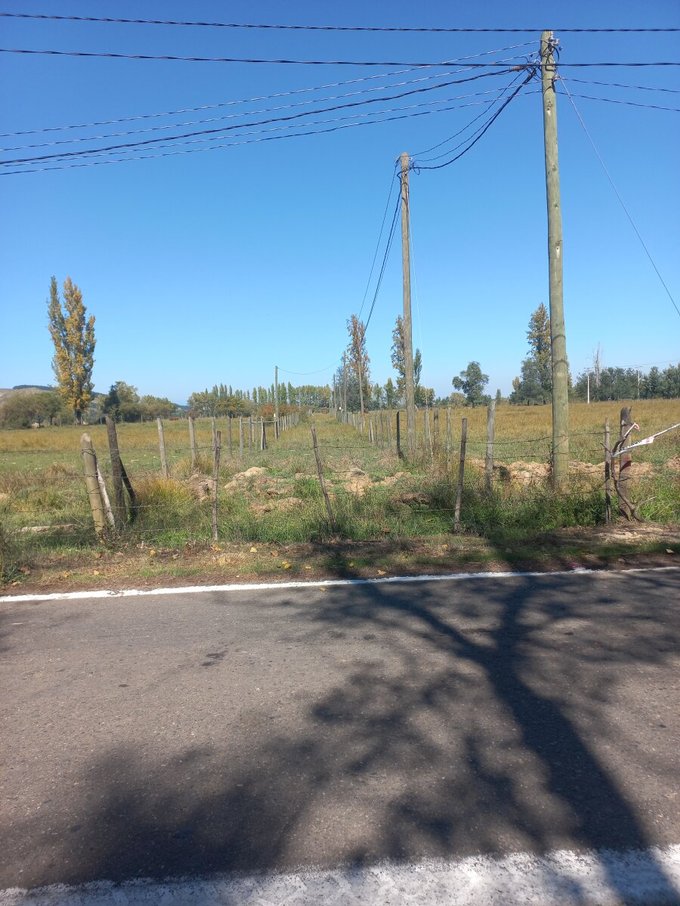 Acceso principal a orilla de camino