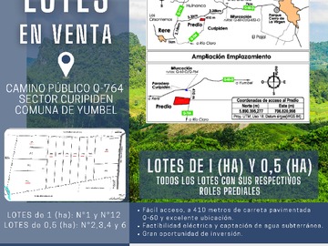 Venta / Terreno Agricola / Yumbel