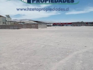 Venta / Terreno Industrial / Calama