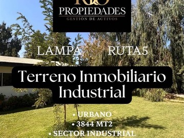 Venta / Terreno Industrial / Lampa