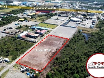 Venta / Terreno Industrial / Puerto Montt