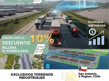 Venta / Terreno Industrial / San Antonio