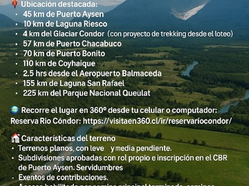 Venta / Terreno / Aysén