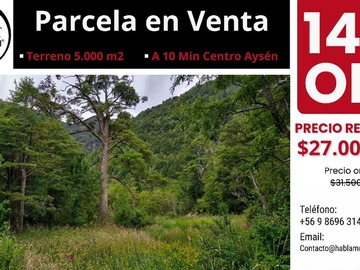 Venta / Terreno / Aysén