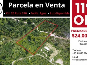 Venta / Terreno / Aysén