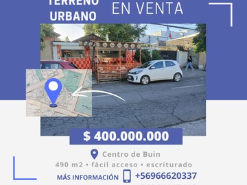 Venta / Terreno / Buin