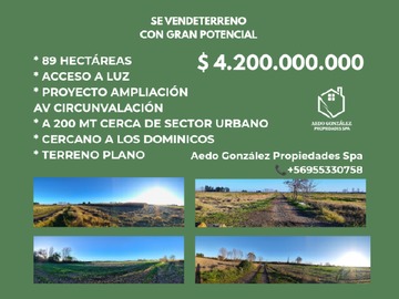 Venta / Terreno / Chillán
