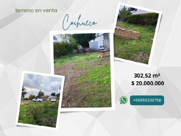 Venta / Terreno / Coihueco