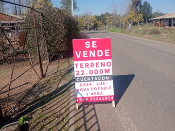 Venta / Terreno / Colbún