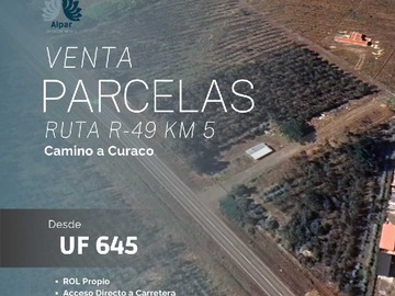 Venta / Terreno / Collipulli