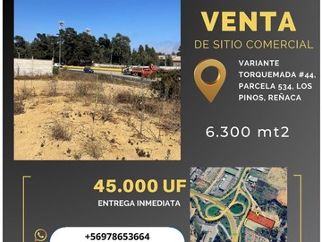 Venta / Terreno / Concón