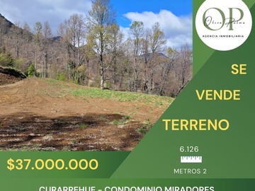 Venta / Terreno / Curarrehue